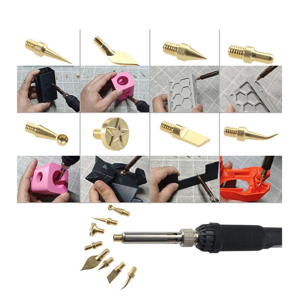 Heat Set Insert Tips Durable Embedded Nuts Heat Insertion Tool Portable