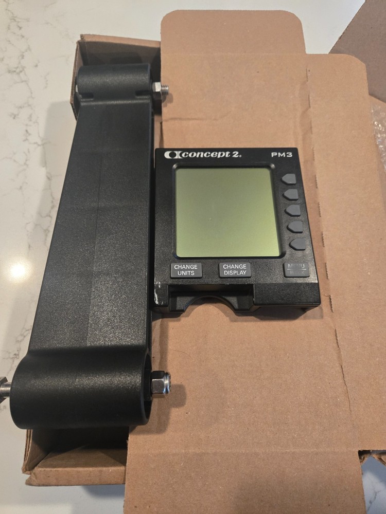 Used Concept2 PM3 with mounting arm