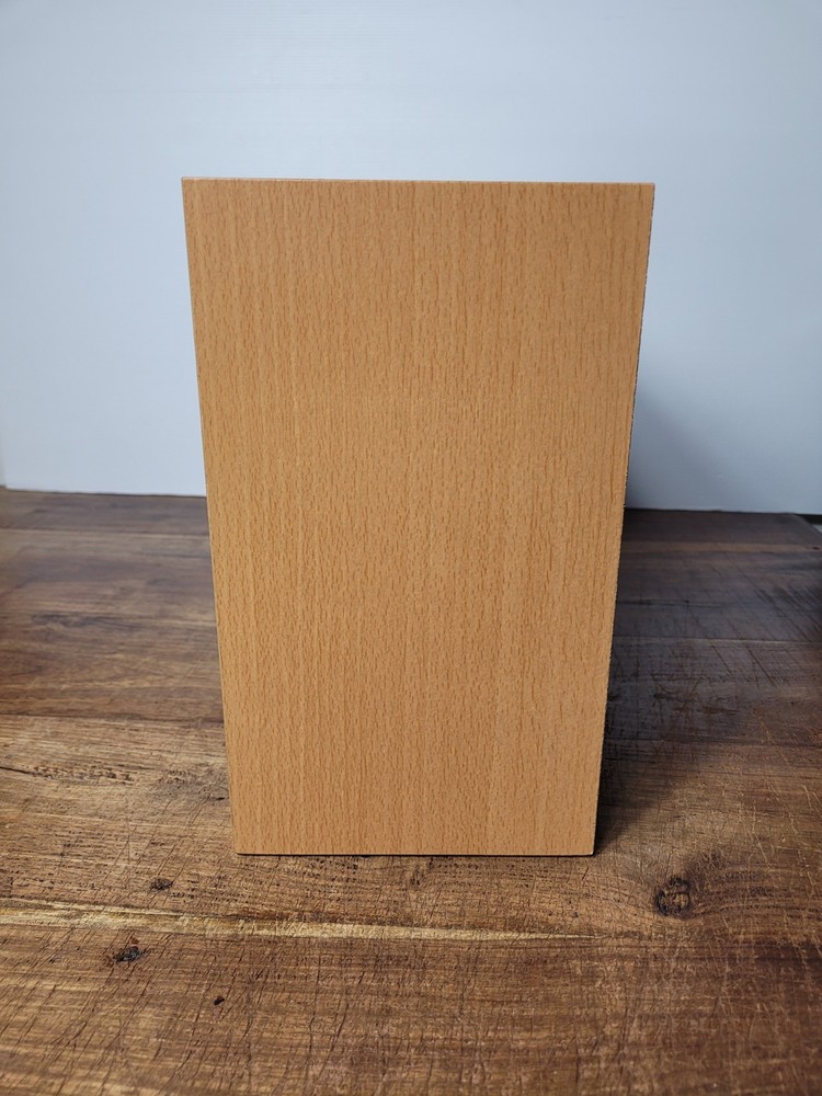 CD STORAGE BOX, 60 CD HOLDER, TIMBER AND PLASTIC CONSTRUCT