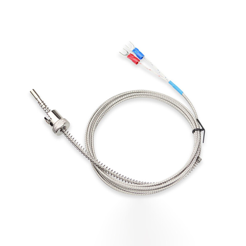 M12 Threaded K-type Thermocouple Temperature Sensor Probe Snap Fit 1M-5M Cable