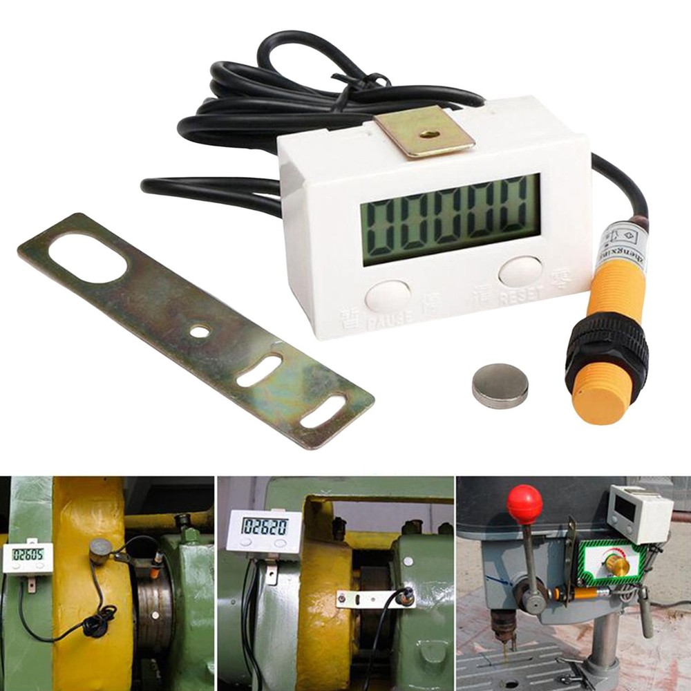 Electronic Digital Counter Shockproof Inductive Switch Sensor Automatic