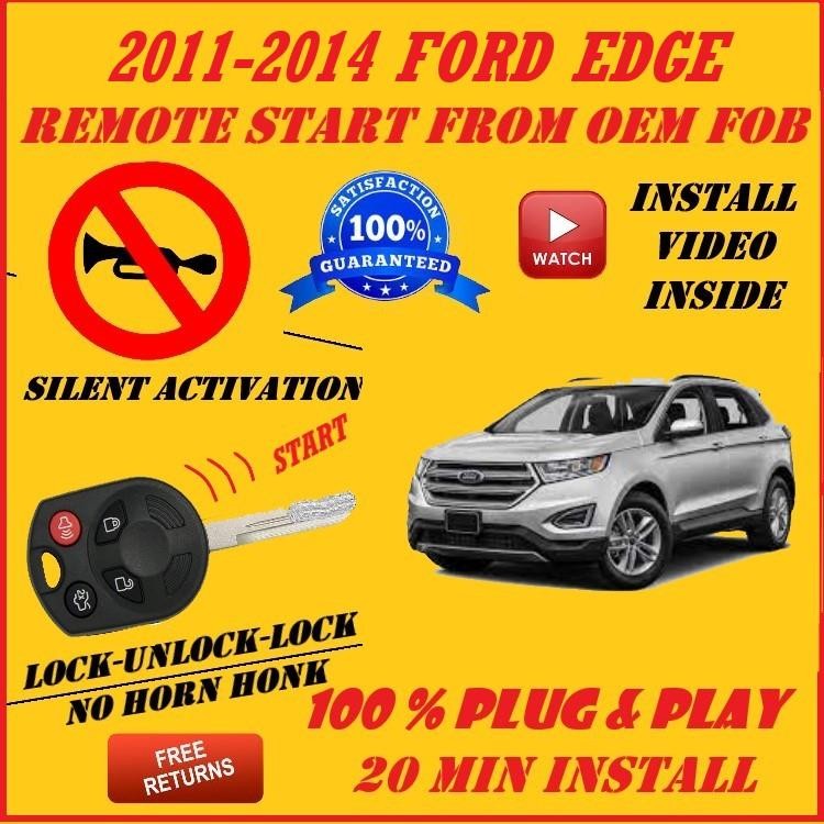 100% Plug and Play Remote Start 2011-2014 Ford Edge