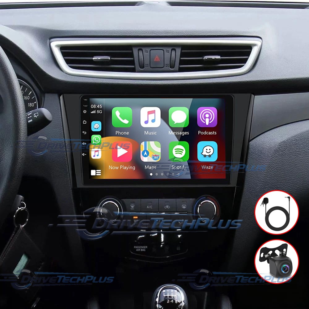 10" Para Nissan Rogue X-Trail Qashqai 2014-2019 Carplay Radio de coche estéreo