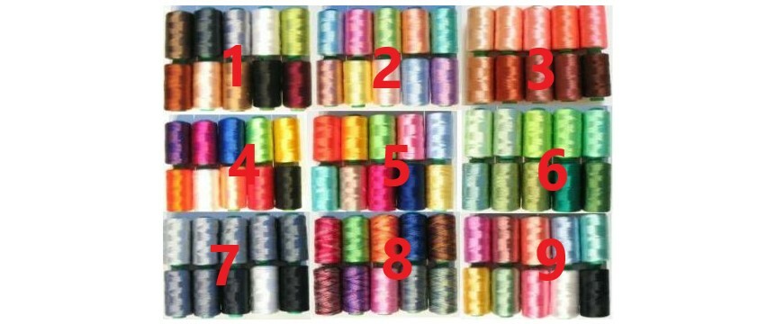 Choose Machine Embroidery Thread for Brother Machine