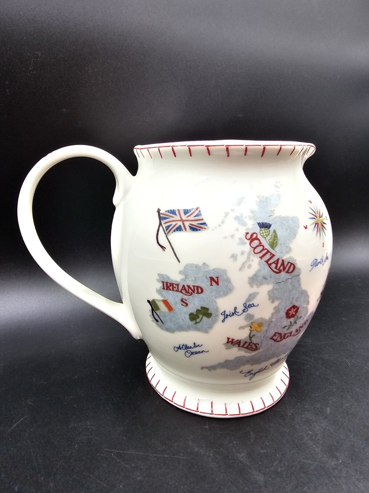 Jan Constantine Large Jug British Pitcher 48 OZ