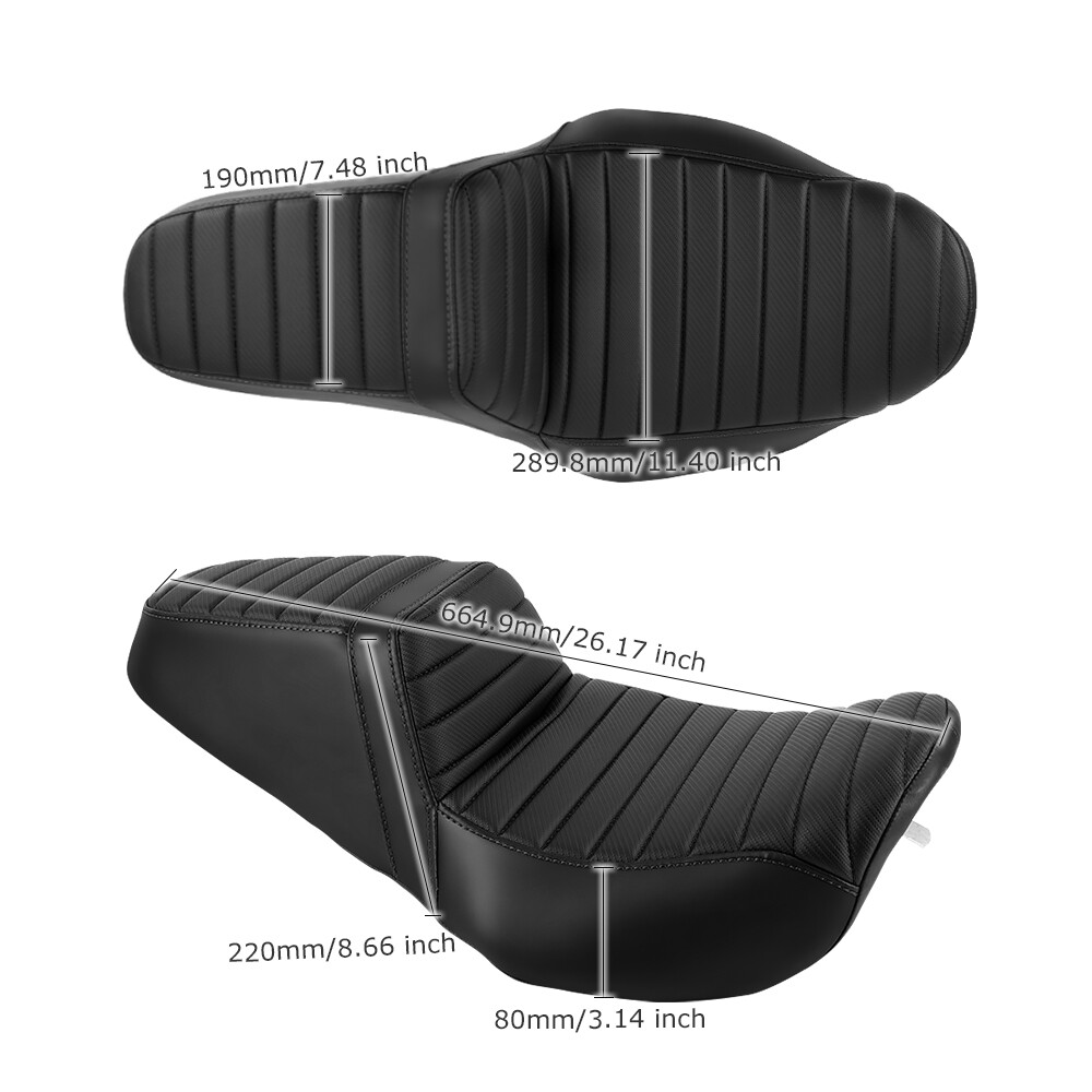 1997-2007 For Harley Road King Step-up Seat Driver Passenger Backrest Cushion
