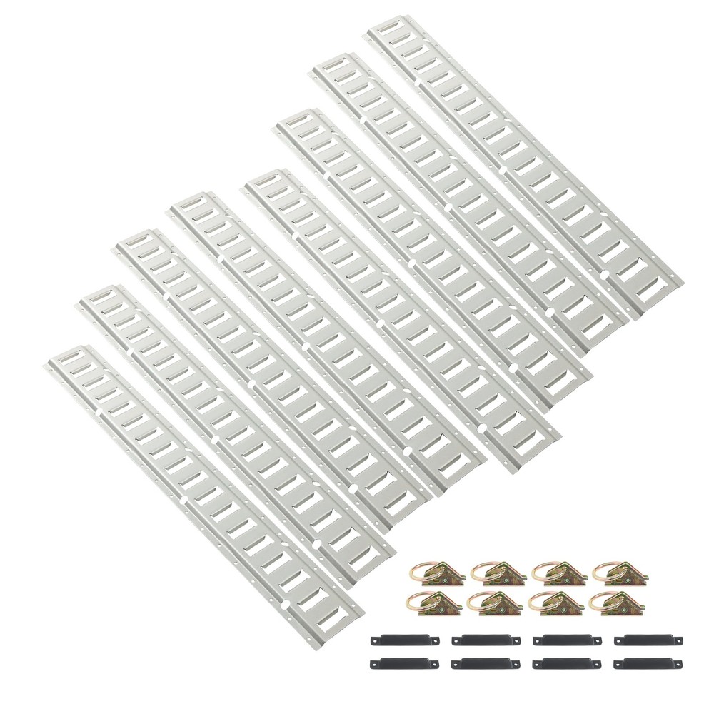 LABLT Heavy Loads 24 Pack 3' E Track Tie Down Rail System For Trucks Trailers