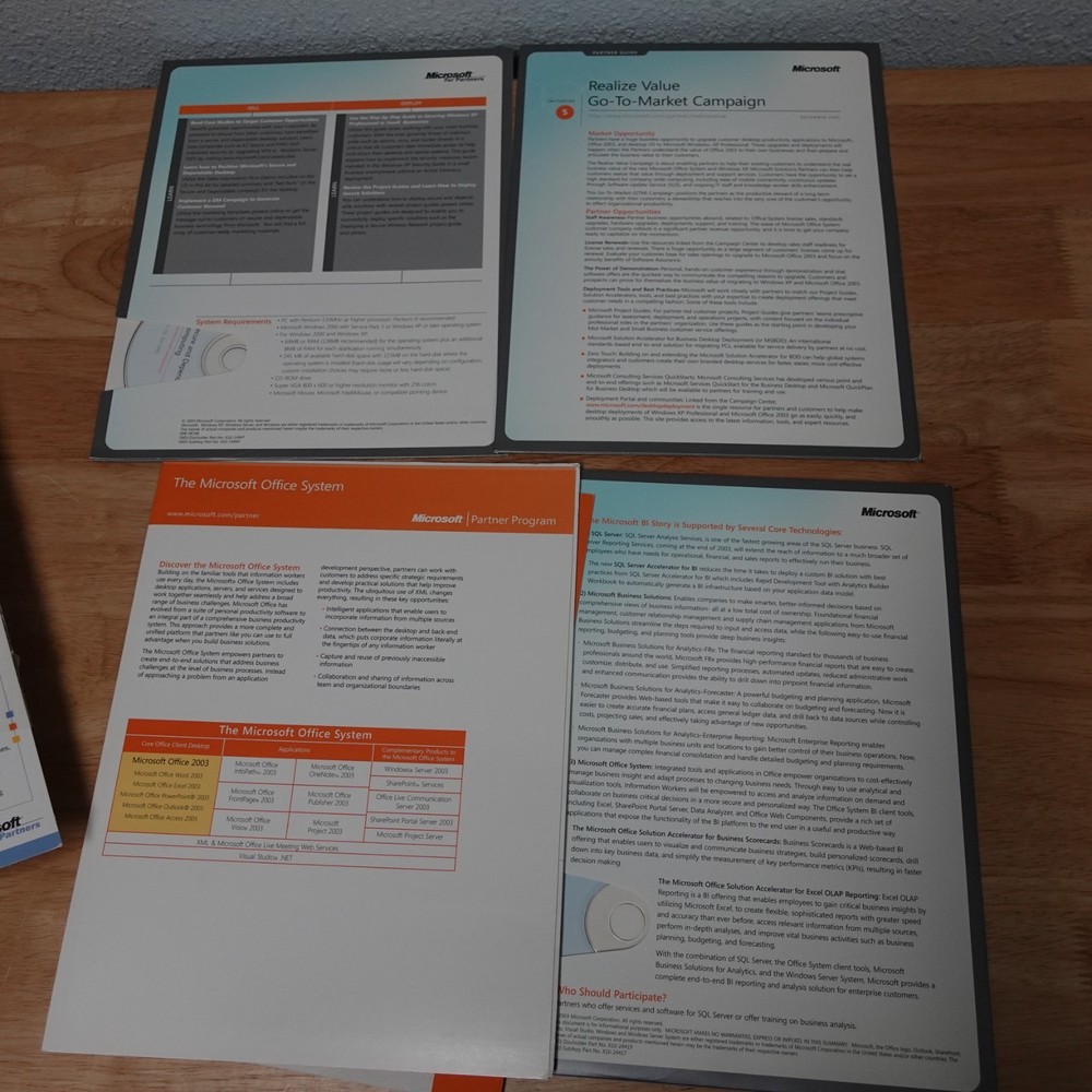 Microsoft Action Pack Subscription Partner Program 2003 Software