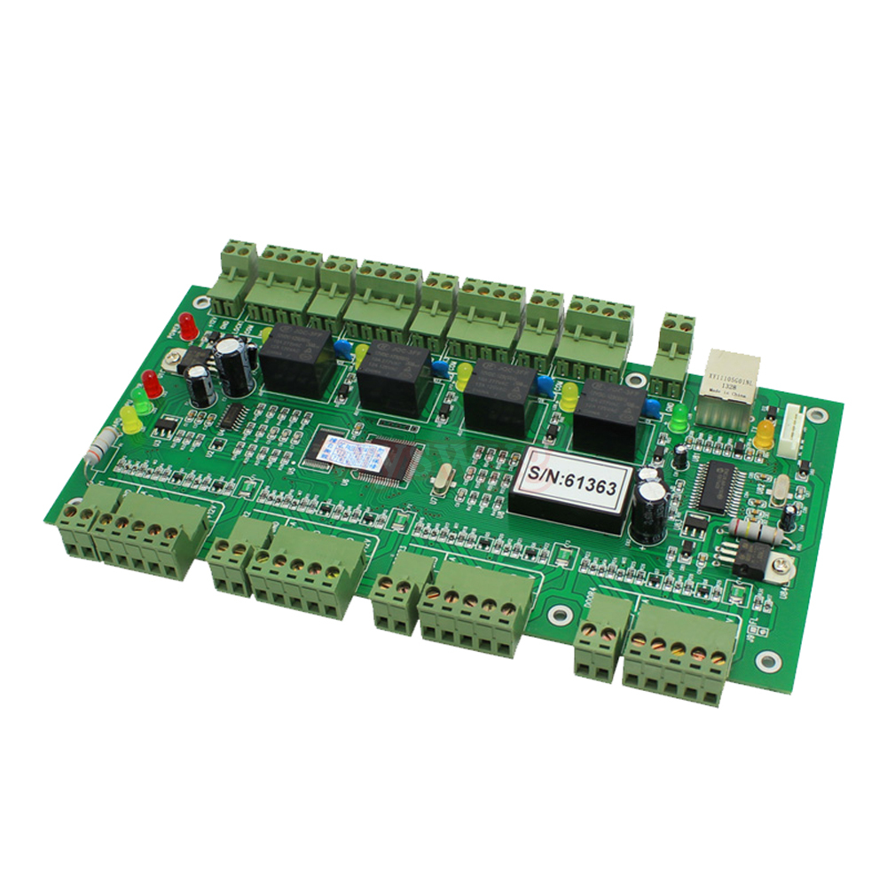 4 Door 4 Reader Attendance RFID IC Door Access Controller Software TCP/IP DC12V