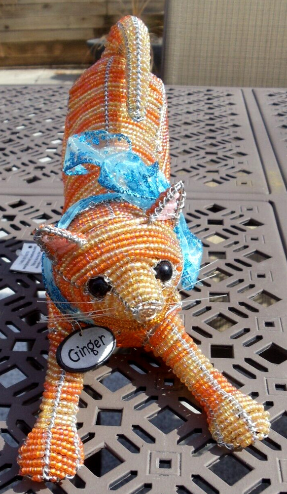 Beaded land: Ginger Cat