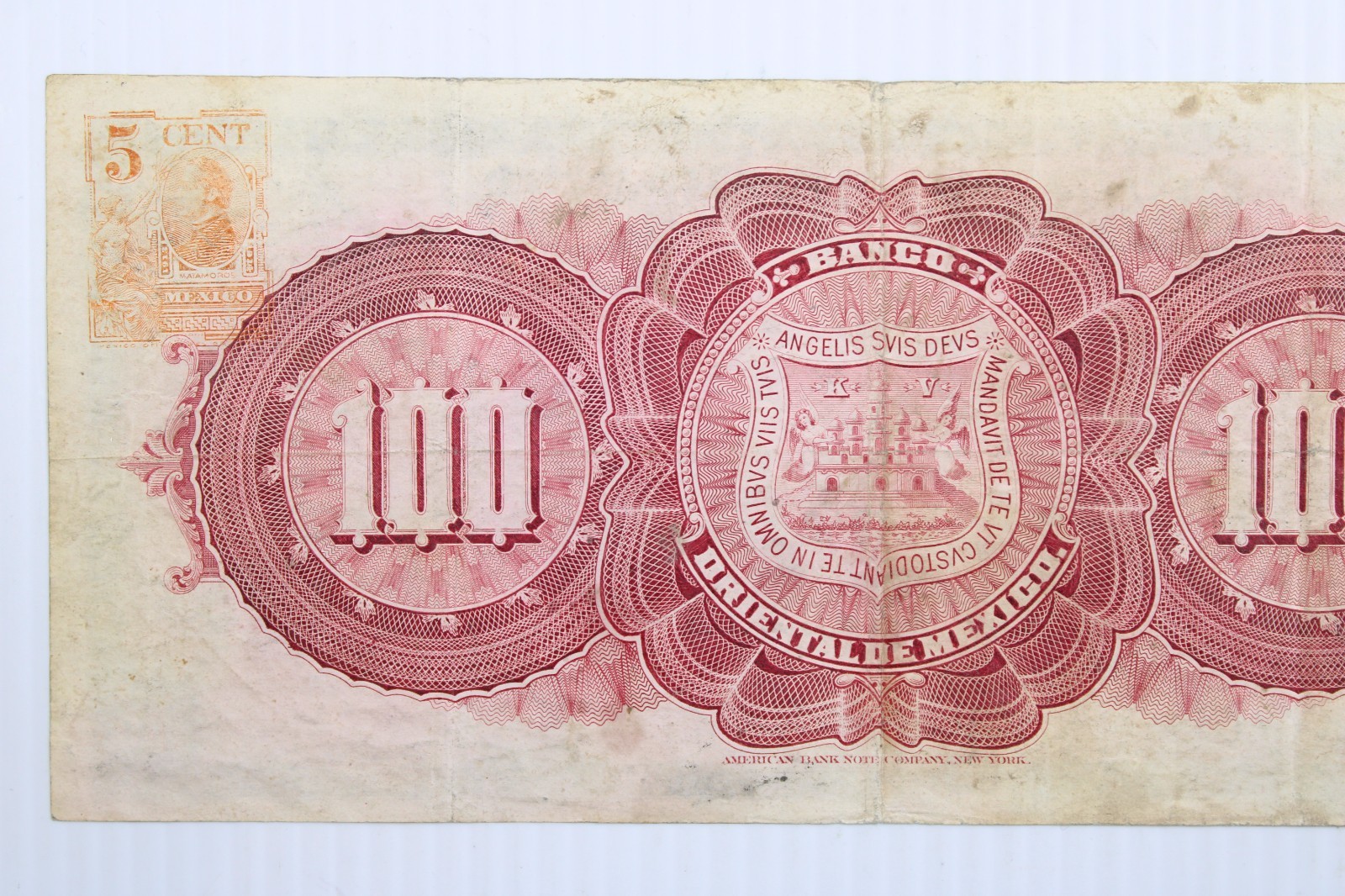 Banco Oriental de Mexico 1914 100 Pesos #0519