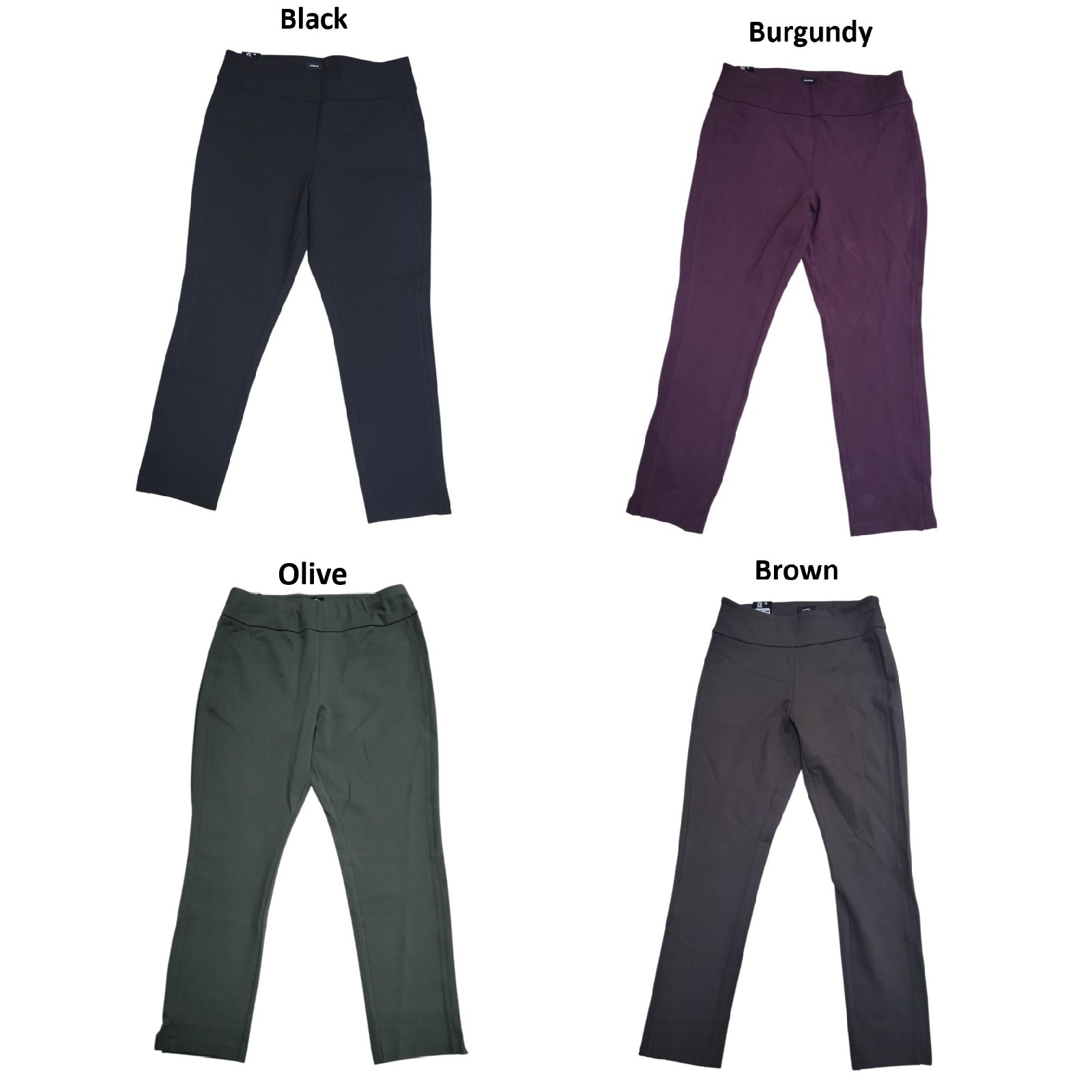 Express Women's Pull-On High Rise Soft Ankle Length Ponte Pant