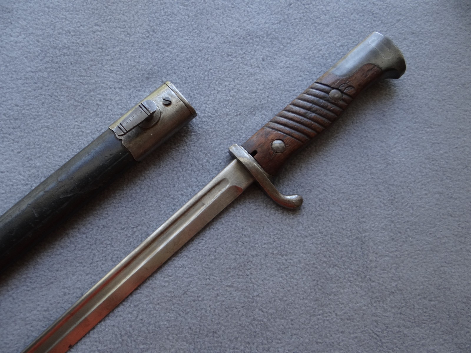 Scarce WWI Peruvian Model 1909 Quillback Bayonet Simson & Co. Suhl