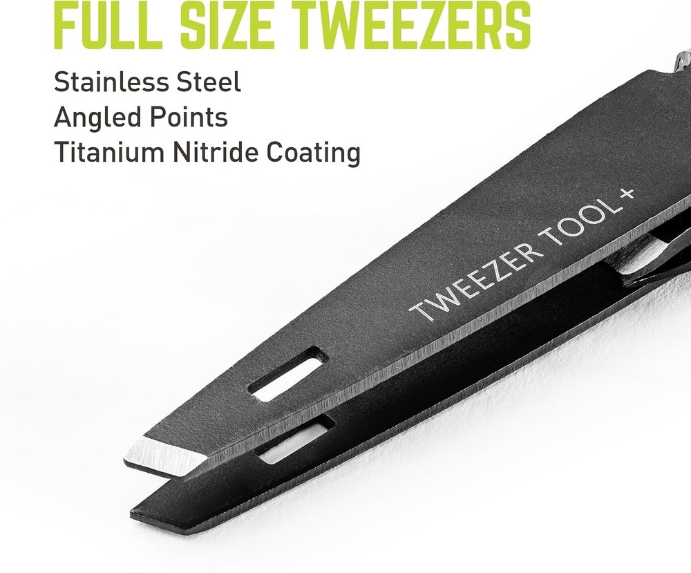 Tweezer Tool+ 7-in-1 Multi-Tool, Lightweight, Versatile Tool TRU-MTL-1008