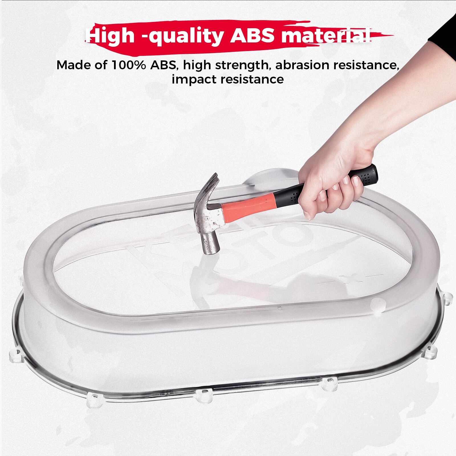 Clear Outer Clutch Cover w/RGB Light for Can Am Maverick X3/ MAX R 2018-2022