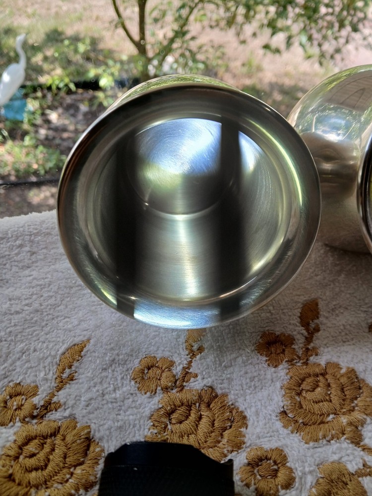 SET OF TWO MCM ST JAMES MADE IN BRAZIL SILVER PLATED BOWLS