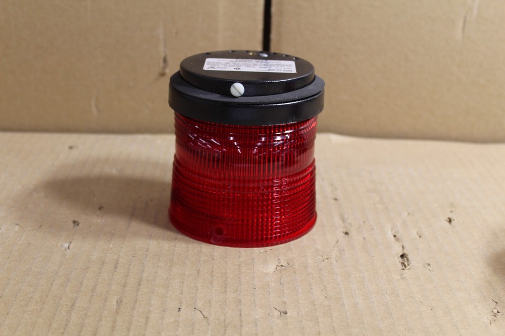 Edwards AdaptaLight 101STR-N5 Red Flashing Stackable Beacon