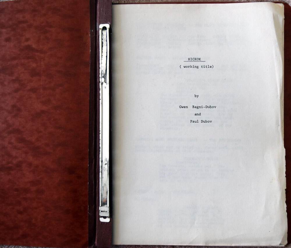 Hickok "Working Title" Original Screenplay Script