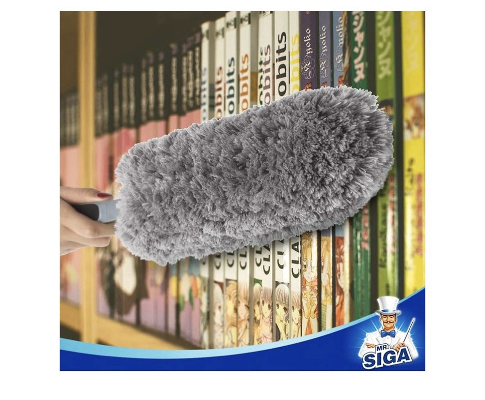 MR. SIGA Lint Free Microfiber Duster, Washable Duster