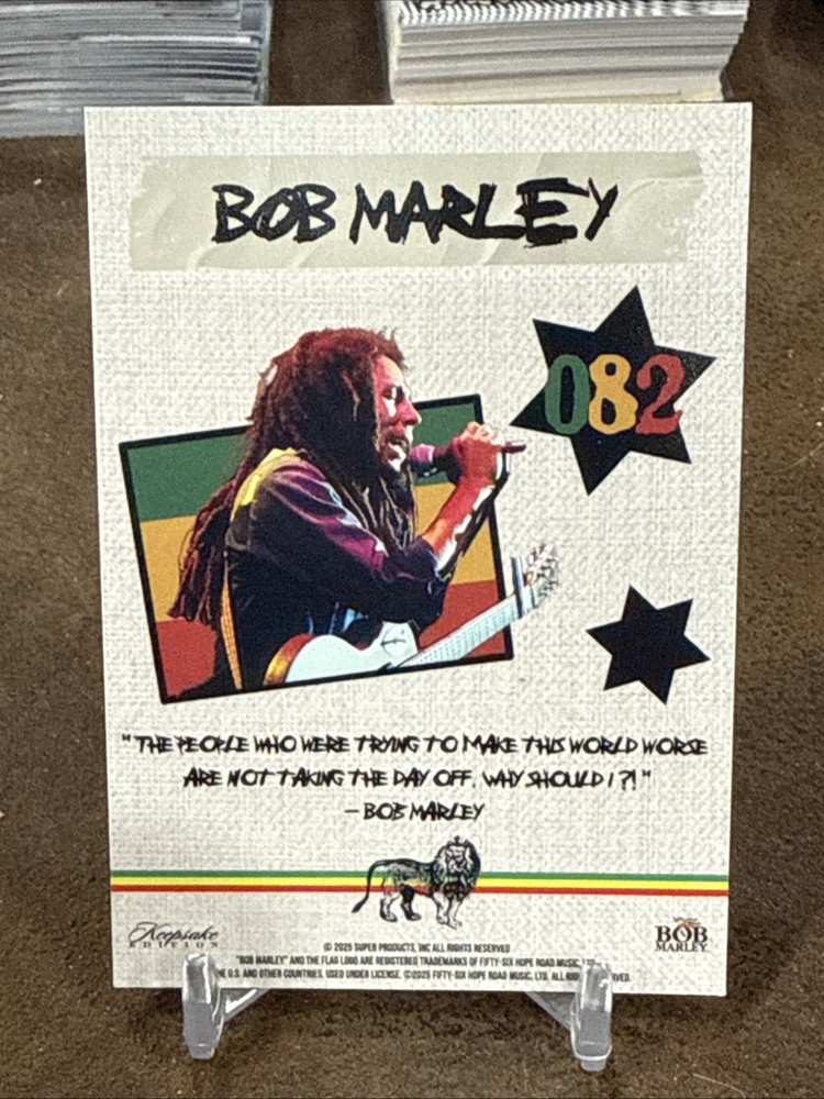 2025 Keepsake Bob Marley Edition #082 - Bob Marley