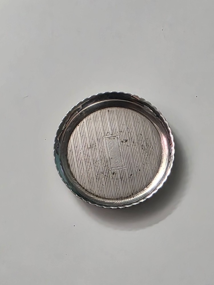 Silver Plated Trinket Tray 3in