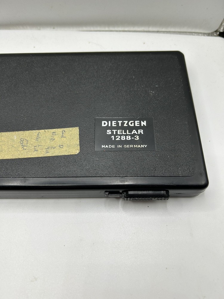 Dietzgen Stellar 1970’s Drafting Set 1288-3 Multiple Part Hard Case Incomplete