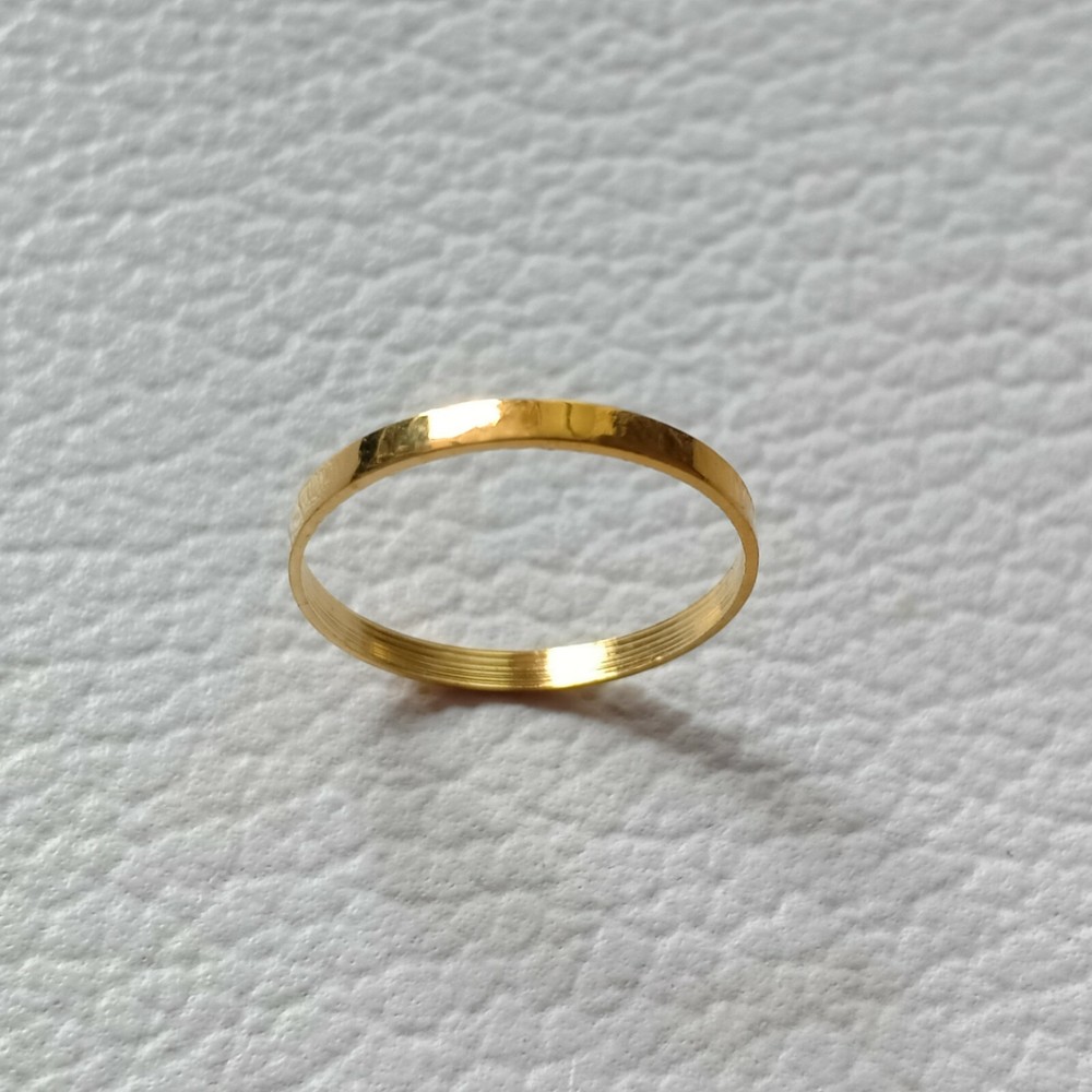 30 Pcs Small brass ring / Gold Plated " For purpose"
