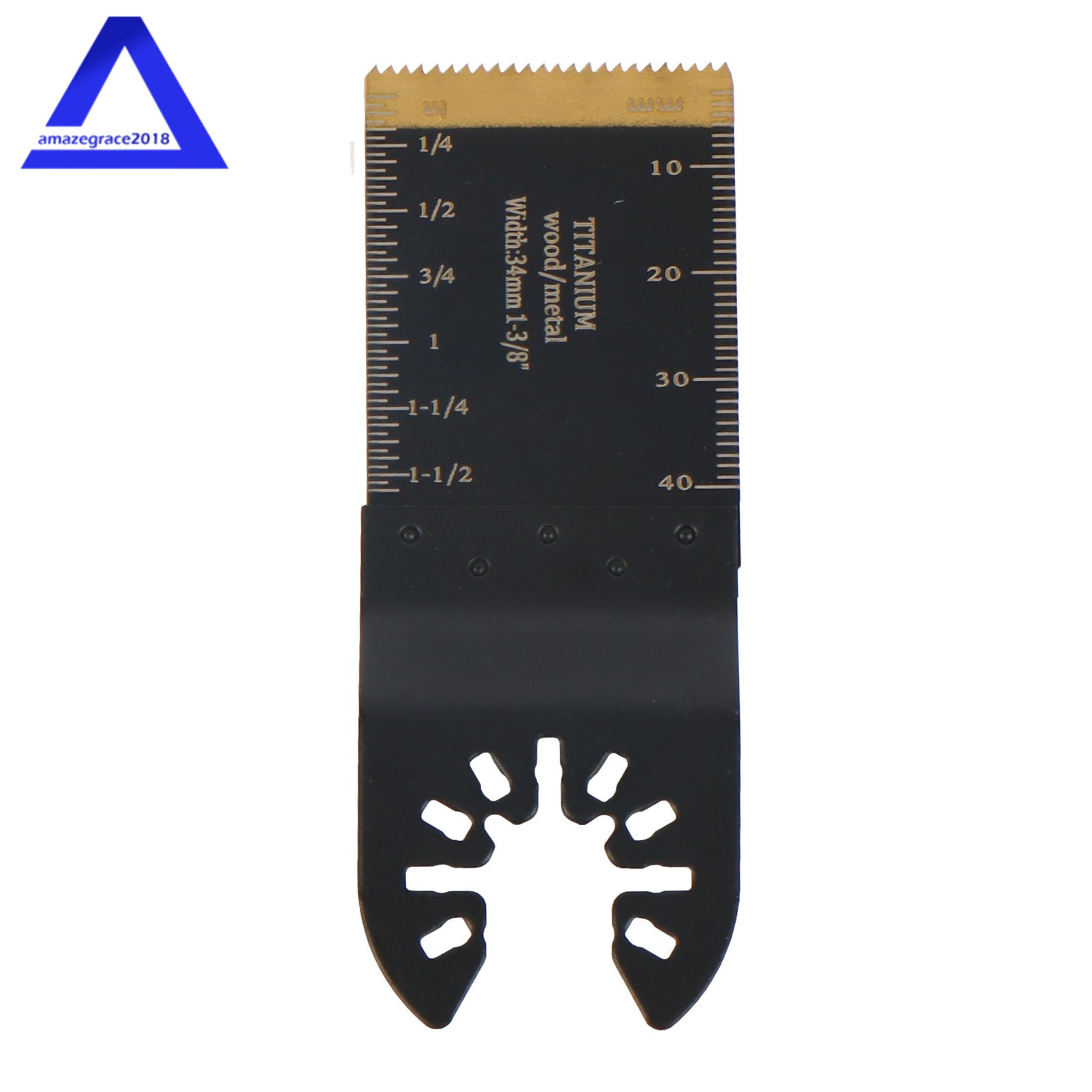 15 PCS Titanium Oscillating Saw Blades Metal Cutting Multitool Blades for Nails