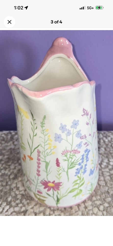 Dolly Parton Wildflower Springtime Ceramic Pitcher