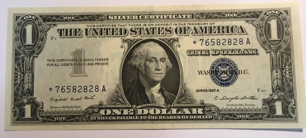 2 SEQUENTIAL 1957 A * STAR Silver Certificates CRISP UNC