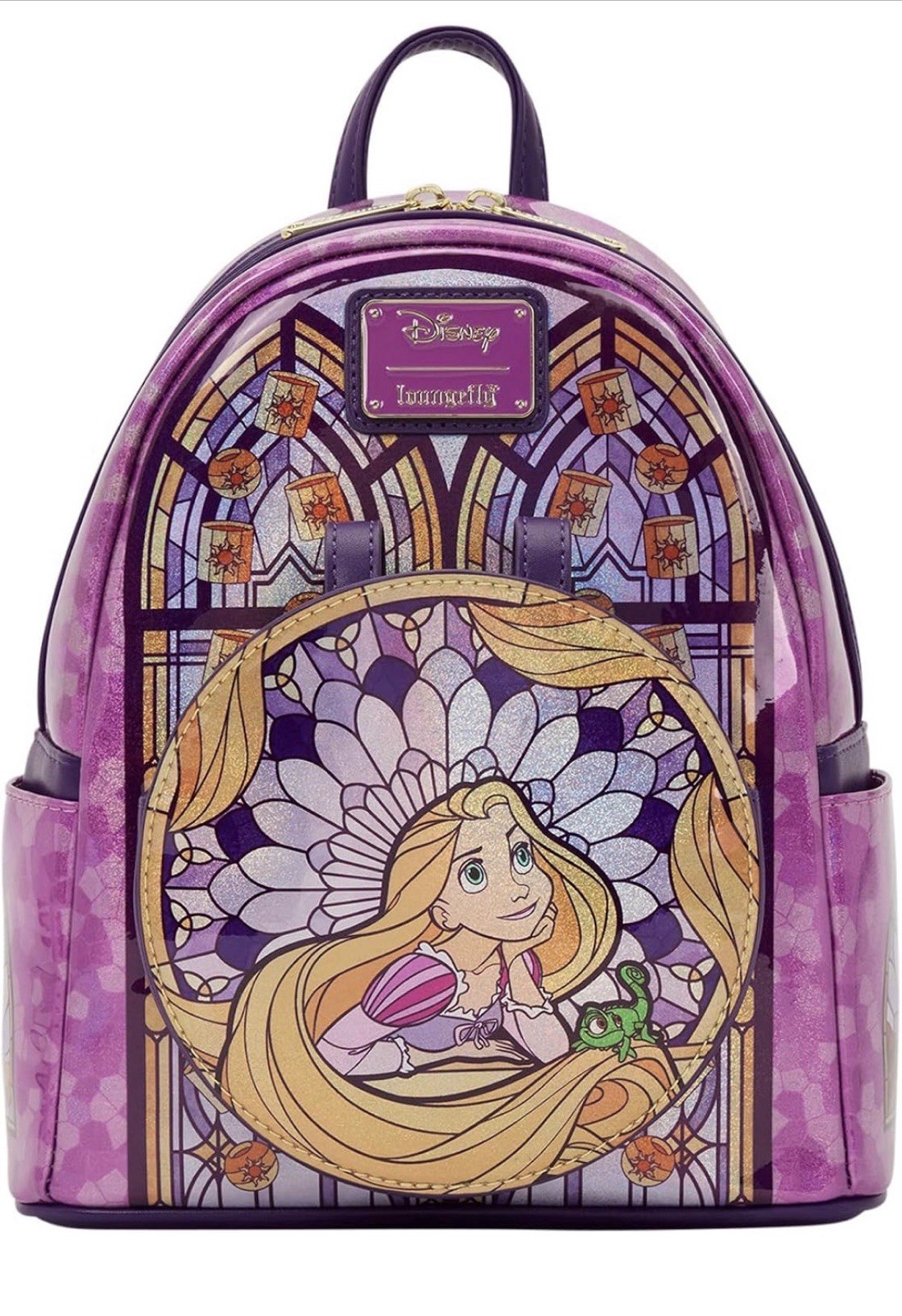 NWT Loungefly Disney Stained Glass: Rapunzel Mini-Backpack - Amazon Exclusive