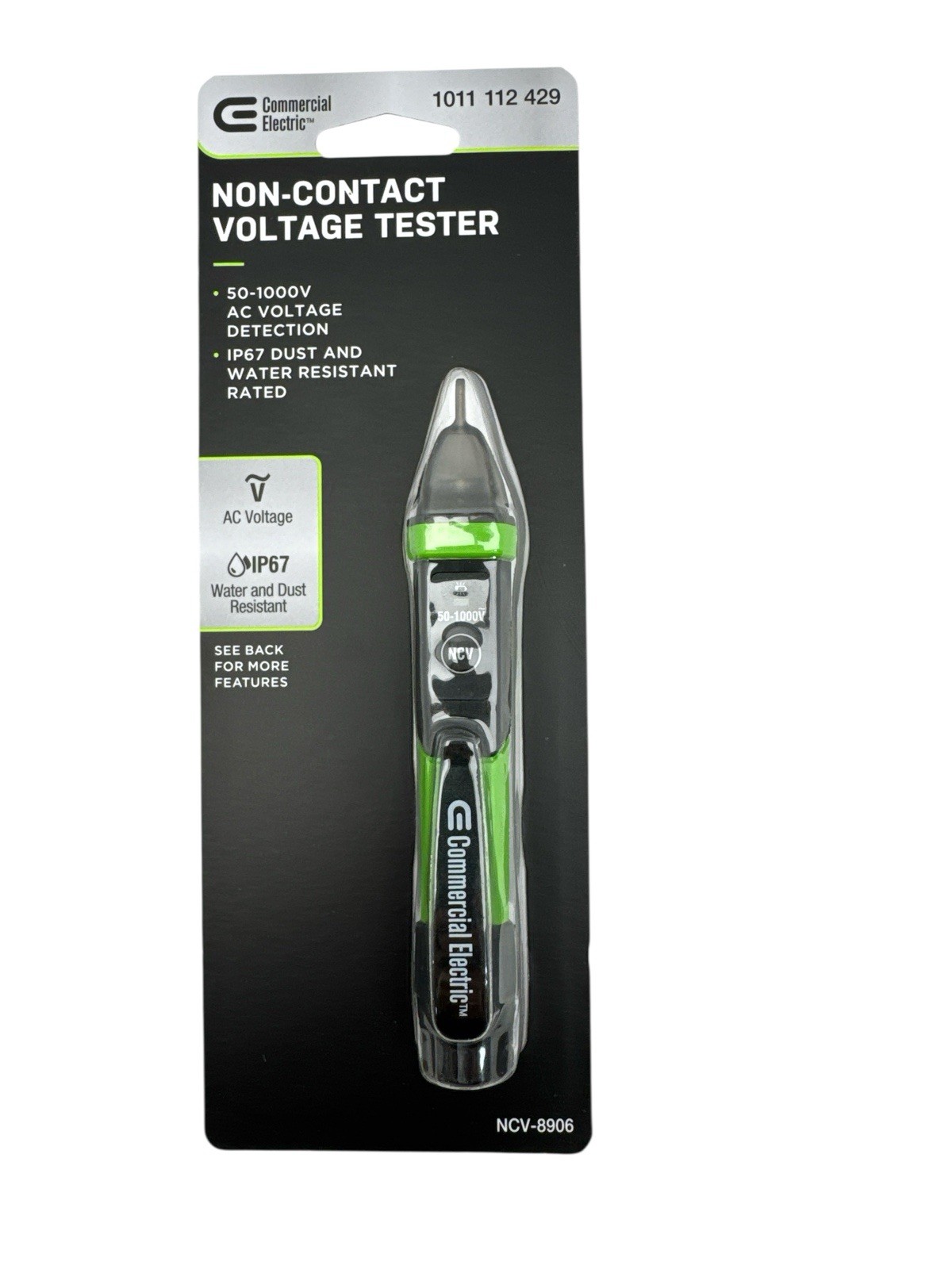 Commercial Electric Non-Contact Voltage Tester Pen 50V to 1000V AC  NCV-8906 OB