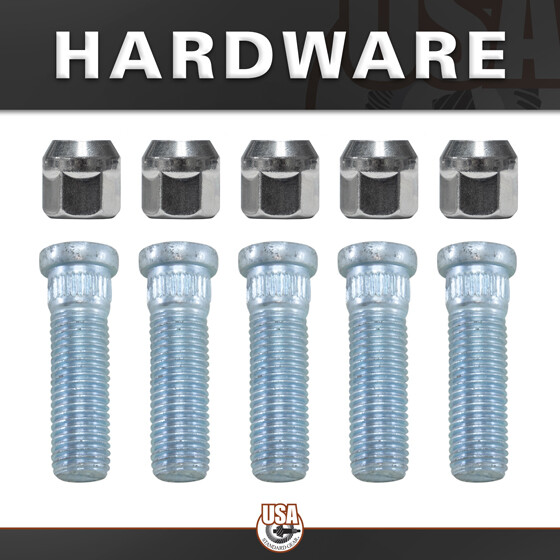 Rear Axle Kit Fits GM 8.5" Diff 28 Spline 6 Lug 31-1/2" Long