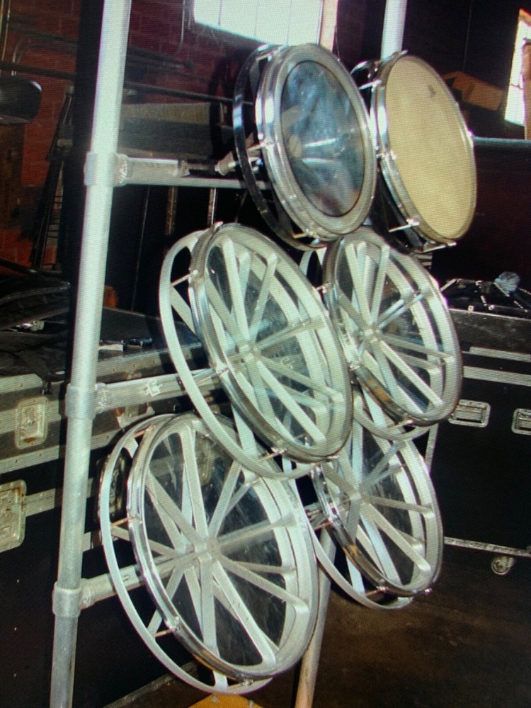 Orchestral Percussion RotoToms (Custom stand) Studio Recording