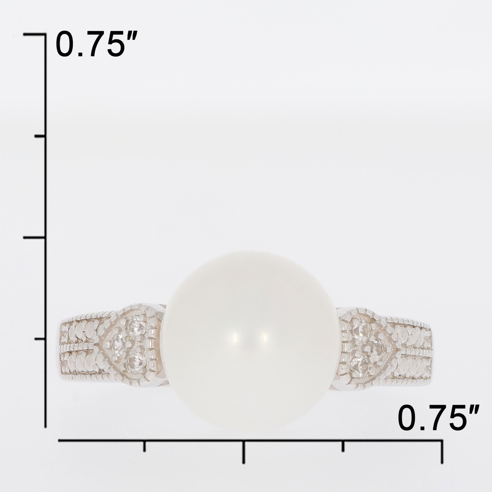 Sterling Silver Semi Mount Ring Setting Round RD 10x10mm