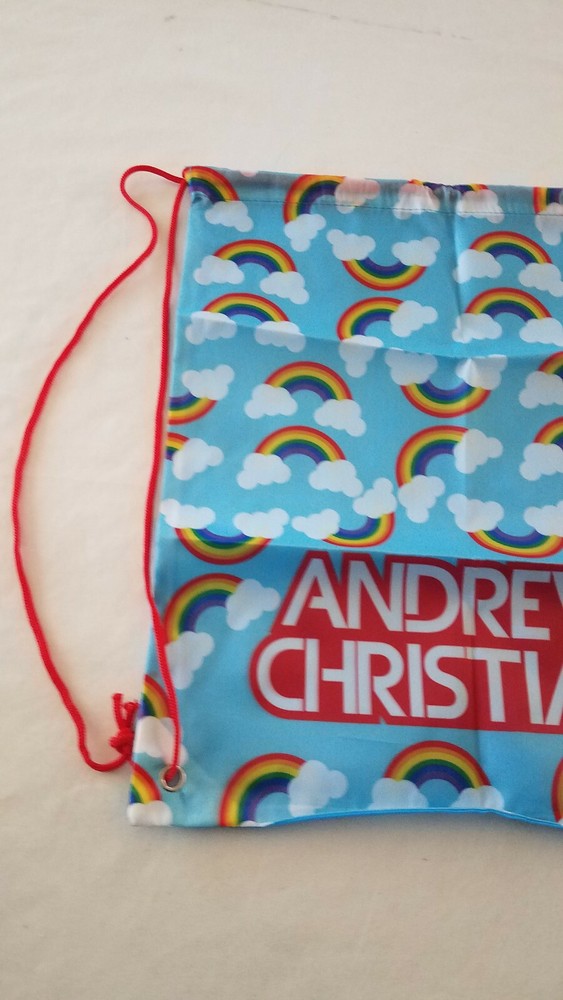 Andrew Christian GAY PRIDE RAINBOW Backpack CINCHPACK MULTICOLOR