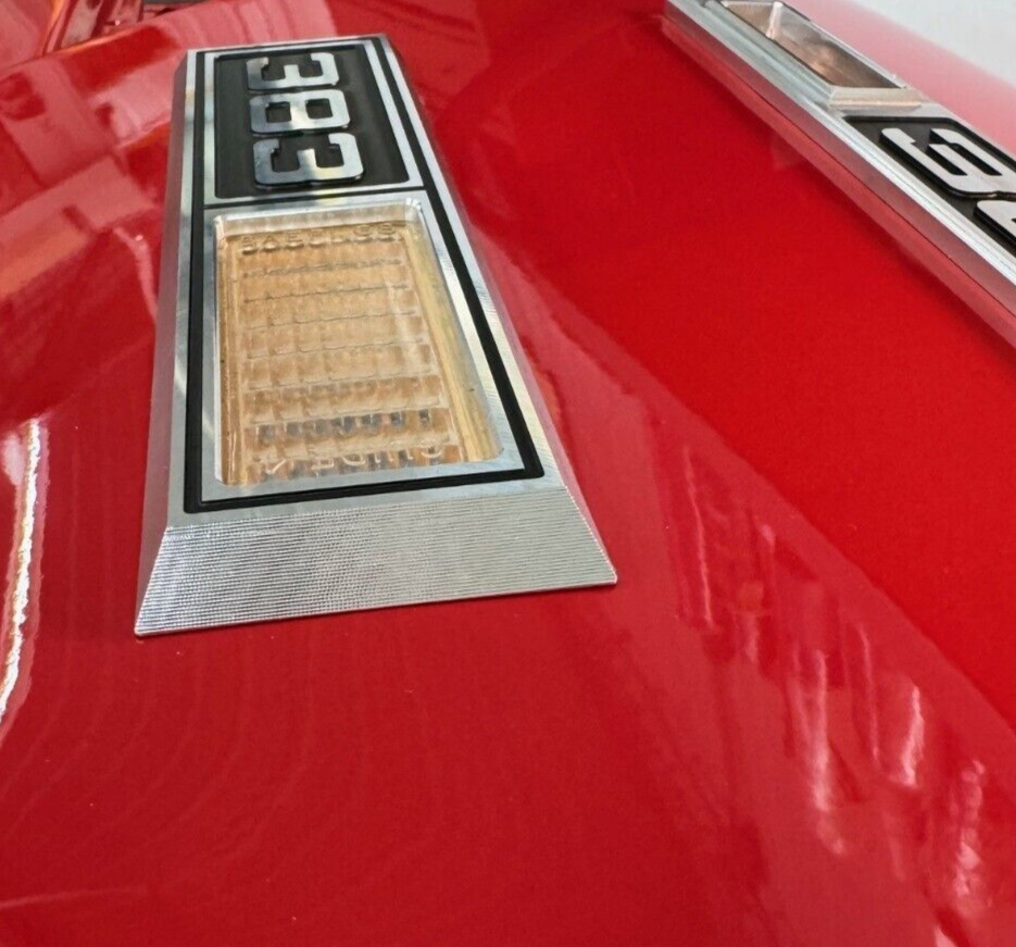 1968 Chevelle Impala Nova '454' Emblem Marker Light Bezel Front Fender Billet