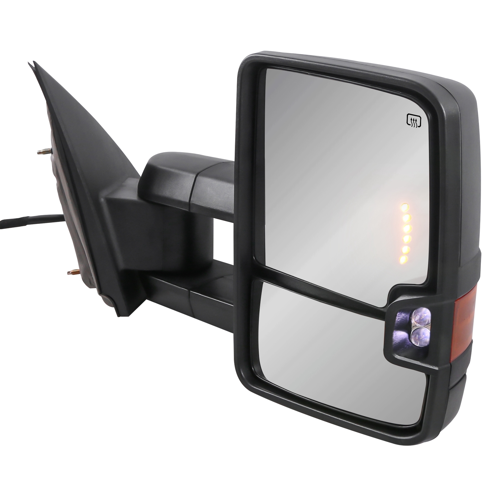 For 2014-18 Chevy Silverado GMC Sierra 1500 2500 3500HD Power Heated Tow Mirrors