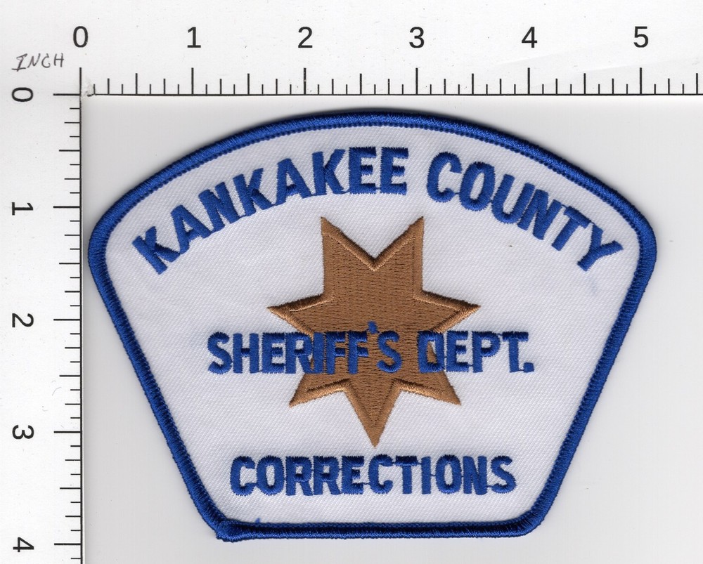 CORRECTIONS 🔒  KANKAKEE COUNTY SHERIFF'S  DEPARTMENT ^^ ILLINOIS POLICE PATCH