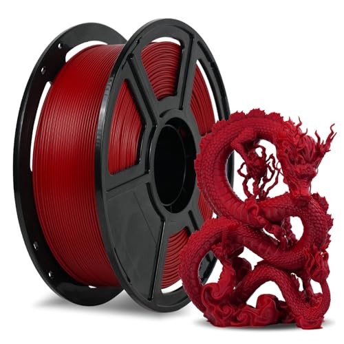 Rapid PLA Filament 1.75mm 500mm/s High Speed Printing, 3D Printer Ruby Red