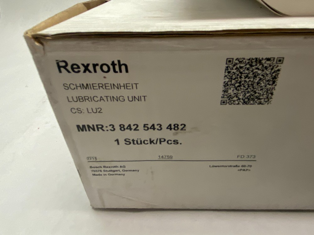 Bosch Rexroth 3842543482 Automatic Star Control Lubrication Unit LU 2