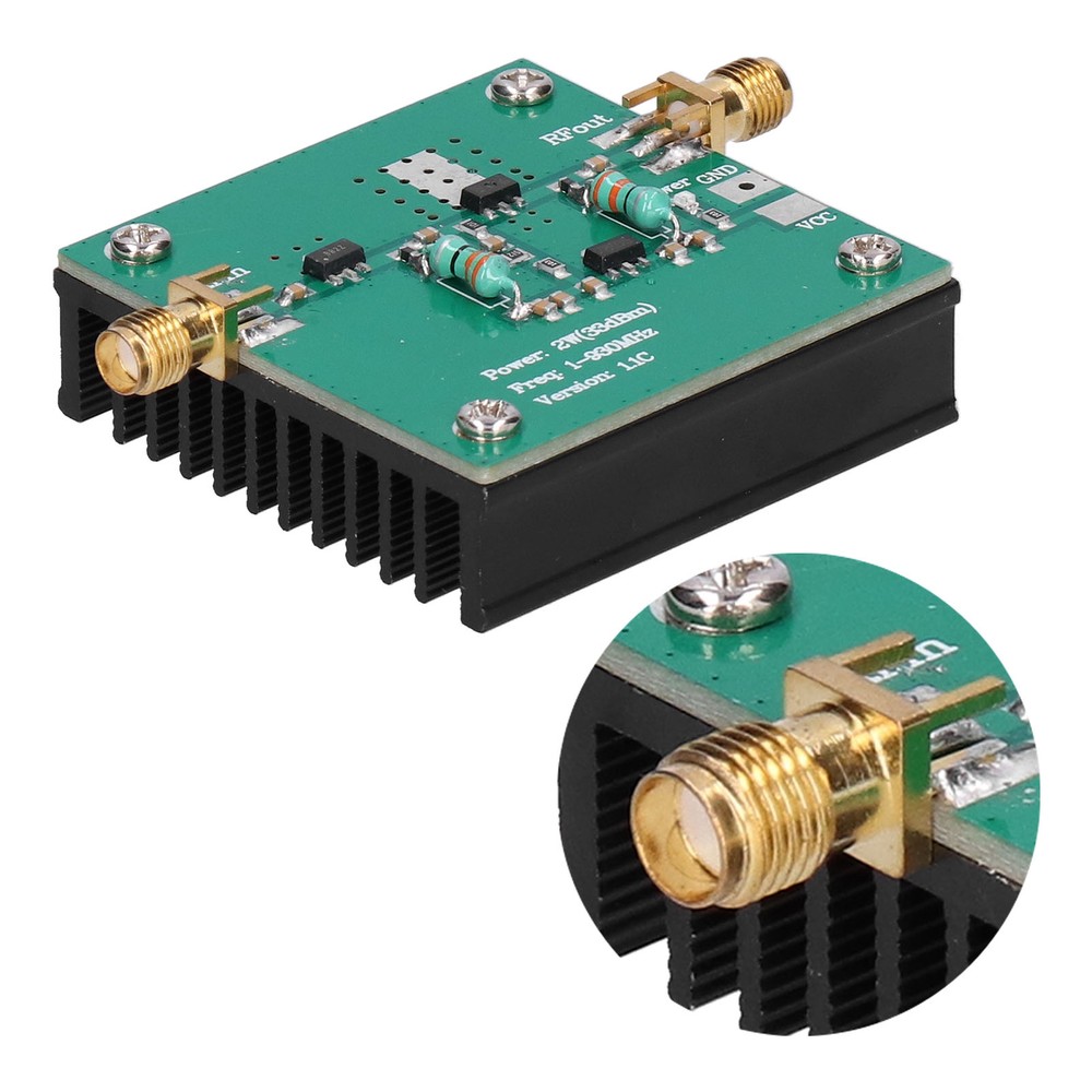 RF Power Wideband Amplifier Amplification Module 1-930MHz Working Frequency