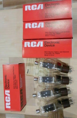 RCA Tube JAN 811A NOS 4PCS