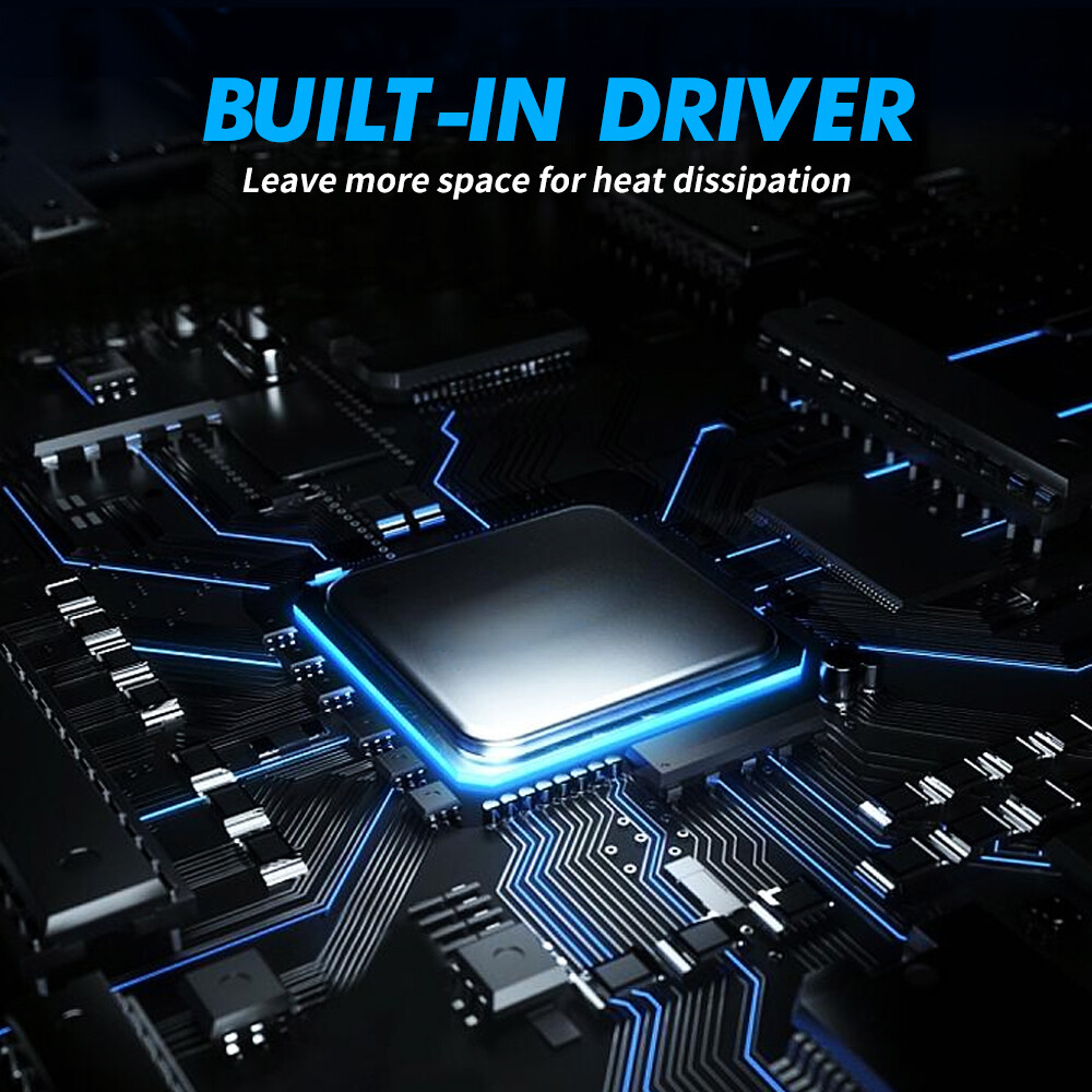 CSP H4 9003 LED Headlight Kit 6000LM 50W High Low Beam Bulbs 6000K White Lights