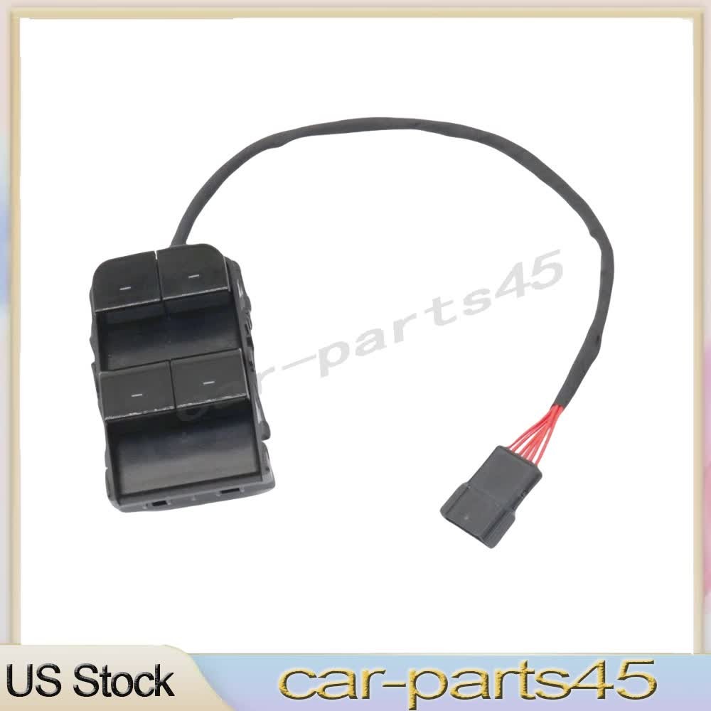 Front left Power Window Switch Matte Fit 2021-2022 Tesla Model S X 108103702F US