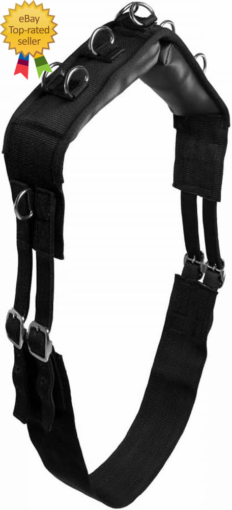 Lunging Surcingle for Horses Nylon Roller for Training