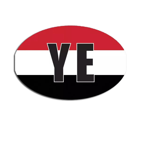 Yemen Oval Sticker