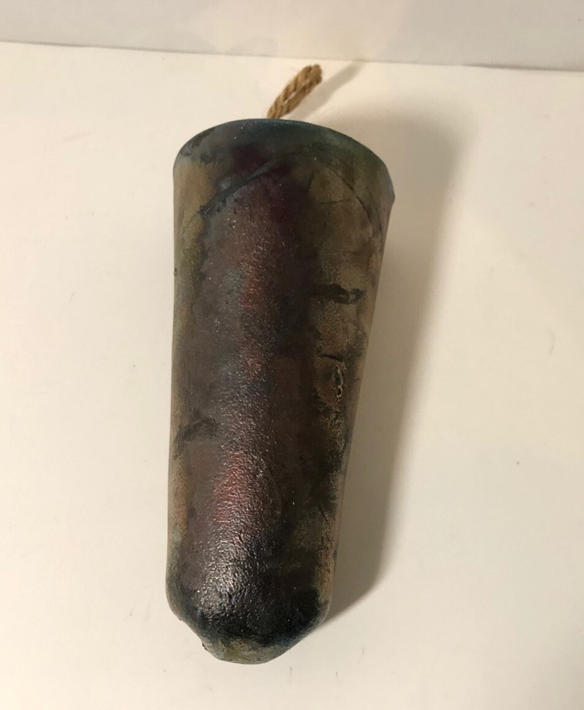 rare Benjamin Buchenot wall vase 7 In