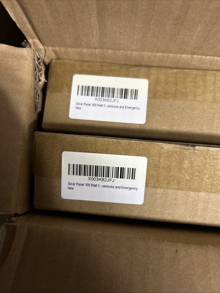 Ctechi 100 Watt Folding Solar Panel 2 Pack