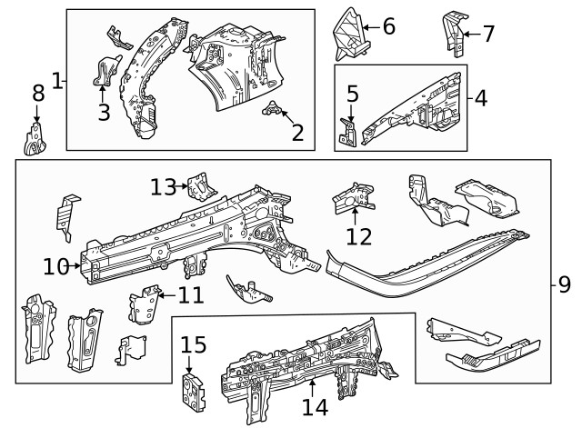 Genuine GM Outer Rail 42553900